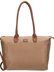 Charm Shopper bag "Buckingham" w kolorze jasnobrązowym - 51 x 33 x 14 cm rozmiar: onesize. Brązowe shopper bag Charm, bez wzorów, z materiału, na ramię, bez dodatków. Za 140.20 zł.