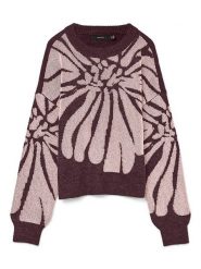 Vero Moda Sweter w kolorze bordowym rozmiar: M. Czerwone swetry klasyczne damskie Vero Moda, m, bez kołnierzyka. Za 135.49 zł.