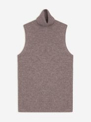 Perfect Cashmere Kaszmirowy sweter w kolorze szarobrązowym rozmiar: S. Brązowe golfy damskie Perfect Cashmere, s, bez wzorów, z kaszmiru, bez ramiączek. Za 282.99 zł.