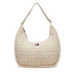 Torebka Tommy Jeans. Brązowe shopper bag Tommy Jeans, z jeansu, bez dodatków. Za 359.99 zł.