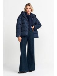 Rich & Royal Kurtka pikowana w kolorze granatowym rozmiar: 40. Niebieskie kurtki damskie Rich & Royal, bez wzorów, bez kaptura. Za 431.78 zł.