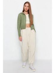 Trendyol Kardigan w kolorze zielonym rozmiar: L. Zielone kardigany damskie Trendyol, l, bez wzorów. Za 92.86 zł.