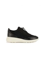Geox Sneakersy "Alleniee" w kolorze czarnym rozmiar: 39. Czarne obuwie sportowe damskie Geox, bez zapięcia. Za 166.10 zł.