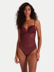 Guess Body 171027 Czerwony. Czerwone body i gorsety Guess, z aplikacjami, z syntetyku. Za 319.99 zł.