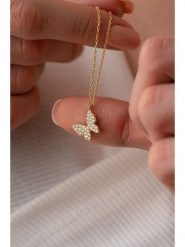 Lodie Silver Srebrny naszyjnik z cyrkoniami - dł. 42 cm rozmiar: onesize. Szare naszyjniki damskie Lodie Silver, z cyrkonią, srebrne. Za 43.99 zł.