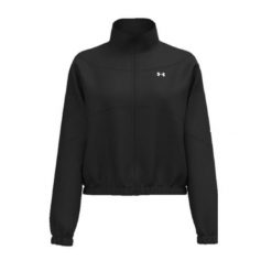 Damska kurtka zapinana na zamek Under Armour Rival. Białe kurtki damskie Under Armour, xs, bez wzorów, z materiału, z kapturem. Za 300.84 zł.