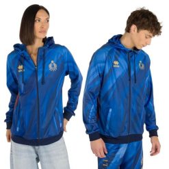 Bluza Errea Naz. Italia Volley Tony Ad Dorośli. Niebieskie bluzy damskie ERREA, m, bez wzorów, z materiału, z kapturem. Za 381.99 zł.