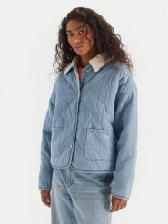 Roxy Kurtka przejściowa Not So Basic ERJJK03675 Niebieski Regular Fit. Niebieskie kurtki damskie Roxy, xs, bez wzorów, z bawełny, bez kaptura. Za 499.99 zł.