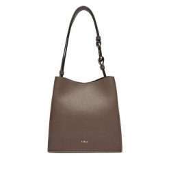 Torebka Furla. Brązowe torebki klasyczne damskie Furla, bez dodatków. Za 1,529.00 zł.