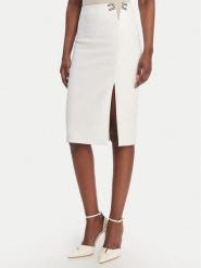 Elisabetta Franchi Spódnica ołówkowa GO-147-61E2-V320 Biały Regular Fit. Białe spódnice damskie Elisabetta Franchi, bez wzorów, z syntetyku. Za 1,359.00 zł.