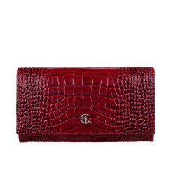 Duży portfel damski Canaletto RFID croco PD1602s162. Portfele damskie bez wzorów, ze skóry. Za 180.50 zł.