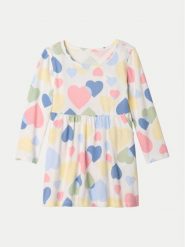 Gap Sukienka codzienna 646806-03 Czerwony Regular Fit. Czerwone sukienki dziewczęce GAP, bez wzorów, z bawełny, bez ramiączek, proste. Za 79.99 zł.
