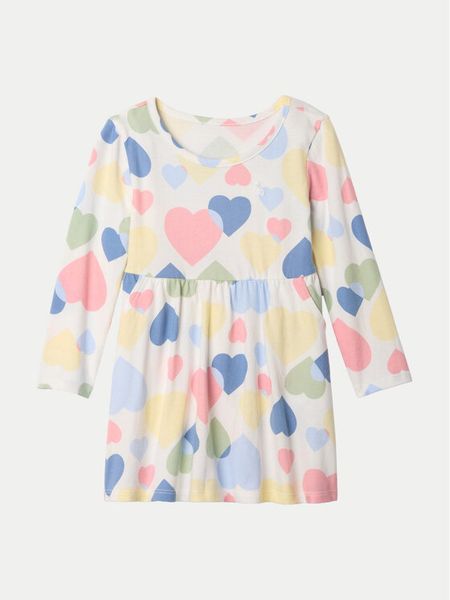 Gap Sukienka codzienna 646806-03 Czerwony Regular Fit. Czerwone sukienki dziewczęce GAP, bez wzorów, z bawełny, bez ramiączek, proste. Za 69.99 zł.