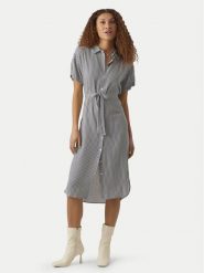 Vero Moda Sukienka koszulowa Bumpy 10279684 Szary Regular Fit. Szare sukienki damskie Vero Moda, bez wzorów, z wiskozy, bez ramiączek. Za 109.99 zł.