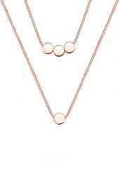 Elli Damskie Koło Geo Trend Warstwowy w srebrze 925 Sterling Silver Naszyjniki 1 ct. Szare naszyjniki damskie Elli, srebrne. Za 238.99 zł.