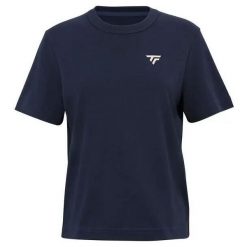 T-shirt damski Tecnifibre Graphic. Niebieskie t-shirty damskie TECNIFIBRE, bez wzorów, bez kołnierzyka. Za 149.99 zł.