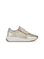 Geox Sneakersy "Cristael" w kolorze złotym rozmiar: 37. Żółte obuwie sportowe damskie Geox, bez zapięcia. Za 152.98 zł.