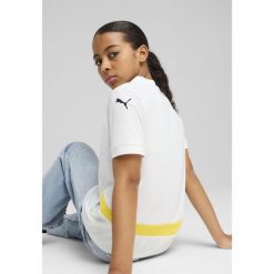 Młodzieżowa koszulka domowa Ghana 2025 PUMA White Pelé Yellow. Biała bluzki damskie Puma, m, bez wzorów, bez kołnierzyka, bez ramiączek. Za 329.00 zł.