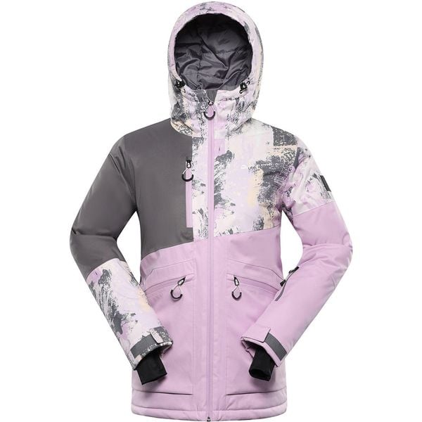Kurtka narciarska damska Alpine Pro Uzera Purple 2XL. Fioletowe kurtki damskie Alpine Pro, na zimę, xl, bez wzorów, bez kaptura. Za 559.99 zł.