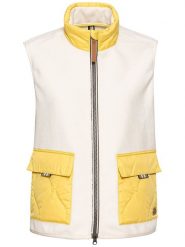 Camel Active Kamizelka w kolorze kremowo-żółtym rozmiar: 46. Brązowe kamizelki damskie Camel Active, bez wzorów, bez kaptura. Za 175.67 zł.
