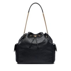 Torebka Tory Burch. Czarne torebki klasyczne damskie Tory Burch, bez dodatków. Za 3,509.00 zł.