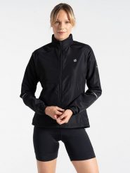 Dare 2b Kurtka przeciwwiatrowa "Resilient III" w kolorze czarnym rozmiar: 34. Czarne kurtki sportowe damskie Dare 2b, bez wzorów, z materiału, bez kaptura. Za 83.42 zł.