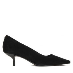 Czółenka Guess. Czarne czółenka damskie Guess, z aplikacjami, bez obcasa. Za 679.99 zł.