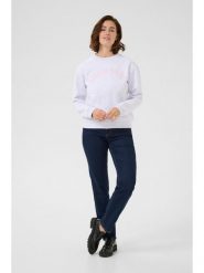 Kaffe Bluza w kolorze jasnoszarym rozmiar: L. Szare bluzy damskie Kaffe, l, bez wzorów, bez kaptura. Za 82.99 zł.