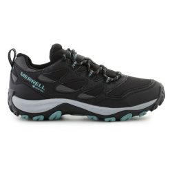 Buty Merrell West Rim Sport Gtx J036560 czarne. Czarne obuwie trekkingowe damskie z gore-texu, bez zapięcia. Za 898.36 zł.