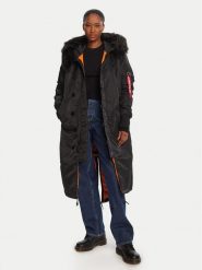 Alpha Industries Parka 198013 Czarny Regular Fit. Czarne parki damskie Alpha Industries, l, z syntetyku, bez kaptura. Za 1,059.00 zł.