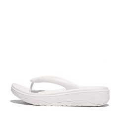 Sandały damskie FitFlop Relieff. Czarne sandały damskie FIT FLOP, bez wzorów, z gumy, bez obcasa, bez zapięcia. Za 309.80 zł.