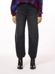 Scotch & Soda Dżinsy - Boyfriend fit - w kolorze antracytowym rozmiar: W28. Czarne jeansy damskie Scotch & Soda, z podwyższonym stanem. Za 149.31 zł.