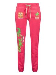 Geographical Norway Spodnie dresowe "Manille" w kolorze różowym rozmiar: L. Różowe spodnie dresowe damskie Geographical Norway, l, bez wzorów, z bawełny. Za 92.42 zł.