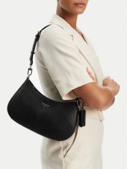 Guess Torebka NoelleII HWZG96 72180 Czarny. Czarne torebki klasyczne damskie Guess, ze skóry, bez dodatków. Za 384.99 zł.