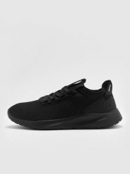 4F Buty lifestyle sneakersy ICHI damskie - czarne 36. Czarne obuwie sportowe casual damskie 4F, z dzianiny, bez zapięcia. W wyprzedaży za 99.99 zł.