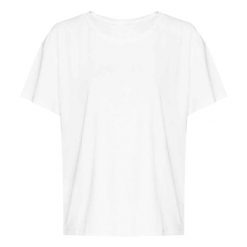 Koszulka Damska Z Odkrytymi Plecami. Białe koszulki damskie JUST COOL, bez wzorów, bez kołnierzyka, bez ramiączek. Za 54.99 zł.