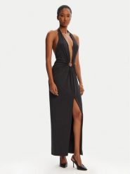Bardot Sukienka koktajlowa Alma Plunging 59914DB Czarny Regular Fit. Czarne sukienki damskie Bardot, bez wzorów, z syntetyku, wizytowe, bez ramiączek. Za 369.99 zł.
