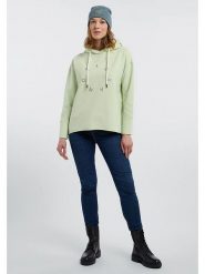 ELBSAND Bluza "Daris" w kolorze zielonym rozmiar: M. Zielone bluzy damskie ELBSAND, m, bez wzorów, z kapturem. Za 162.87 zł.