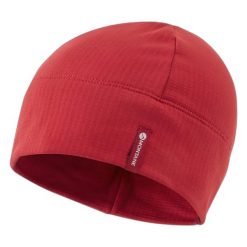 Czapka termoaktywna Montane Protium Beanie - acer red. Czerwone czapki damskie Montane, bez wzorów. Za 79.99 zł.