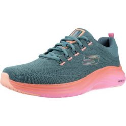 Kapcie SKECHERS VAPOR FOAM Zielony. Zielone kapcie damskie Skechers, z tkaniny. Za 351.99 zł.