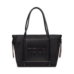 Torebka TOUS. Czarne shopper bag tous, bez wzorów, bez dodatków. Za 799.99 zł.