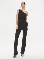 Fracomina Kombinezon FQ23WO2003W62601 Czarny Slim Fit. Czarne sukienki damskie Fracomina, bez wzorów, z syntetyku, bez ramiączek. Za 939.99 zł.