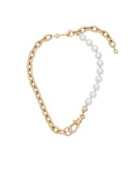 Swarovski Naszyjnik Idyllia 5743993 Złoty. Żółte naszyjniki damskie Swarovski, metalowe. Za 996.99 zł.