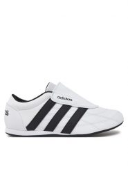 Adidas Sneakersy Tekwen JS3870 Biały. Białe obuwie sportowe damskie Adidas, ze skóry, bez zapięcia. Za 179.99 zł.