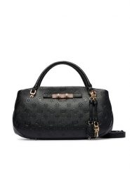 Guess Torebka Carmella HWPD22 25050 Czarny. Czarne kuferki damskie Guess, z aplikacjami, ze skóry, bez dodatków. Za 584.99 zł.