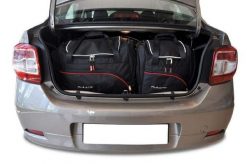 Torby Do Bagażnika Dacia Logan Limousine 2012-2020 5Szt Kjust. Czarne torby podróżne KJUST, bez wzorów, z kauczuku. Za 1,512.00 zł.
