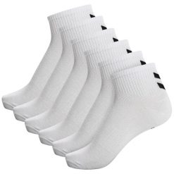 Hummel Skarpetki ZESTAW 6-Pack Z SZEWRONAMI MID CUT. Czarne skarpetki damskie Hummel, bez wzorów. Za 81.00 zł.