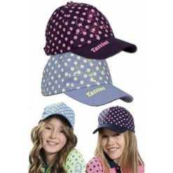 Czapka damska Tattini cigno. Niebieskie czapki damskie TATTINI, bez wzorów, z bawełny. Za 116.00 zł.