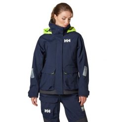 Kurtka damska Helly Hansen pier 3.0. Niebieskie kurtki damskie Helly Hansen, xs, bez wzorów, bez kaptura. Za 1,162.50 zł.