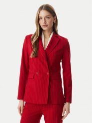 Morgan Marynarka 261-VLOVE.F Czerwony Regular Fit. Czerwone marynarki i żakiety damskie Morgan, bez wzorów, z syntetyku. Za 479.99 zł.